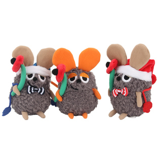 日本Leo Lionni's friends原装限量田鼠阿佛老鼠毛绒公仔挂件玩偶