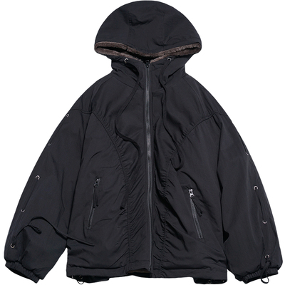 STILLYOU重磅厚座山雕毛毛外套