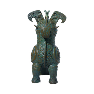 安阳博物馆妇好鴞尊纯立体树脂青铜器冰箱贴国家宝藏文玩桌面摆件