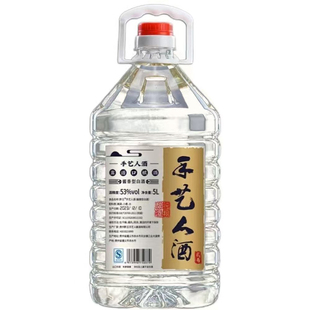 贵州手艺人2号8年纯粮食酒酱香白酒桶装泡酒靠谱53度5000ml口粮酒