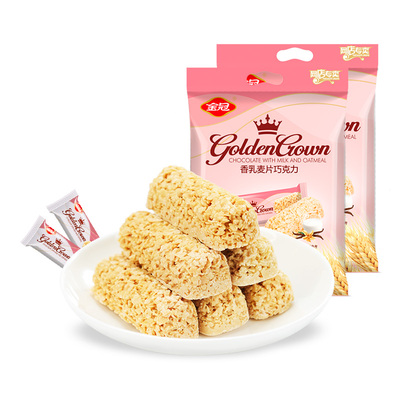金冠优品麦片巧克力468g年货零食