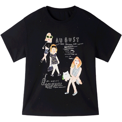 urlazh/有兰趣味印花短袖T恤