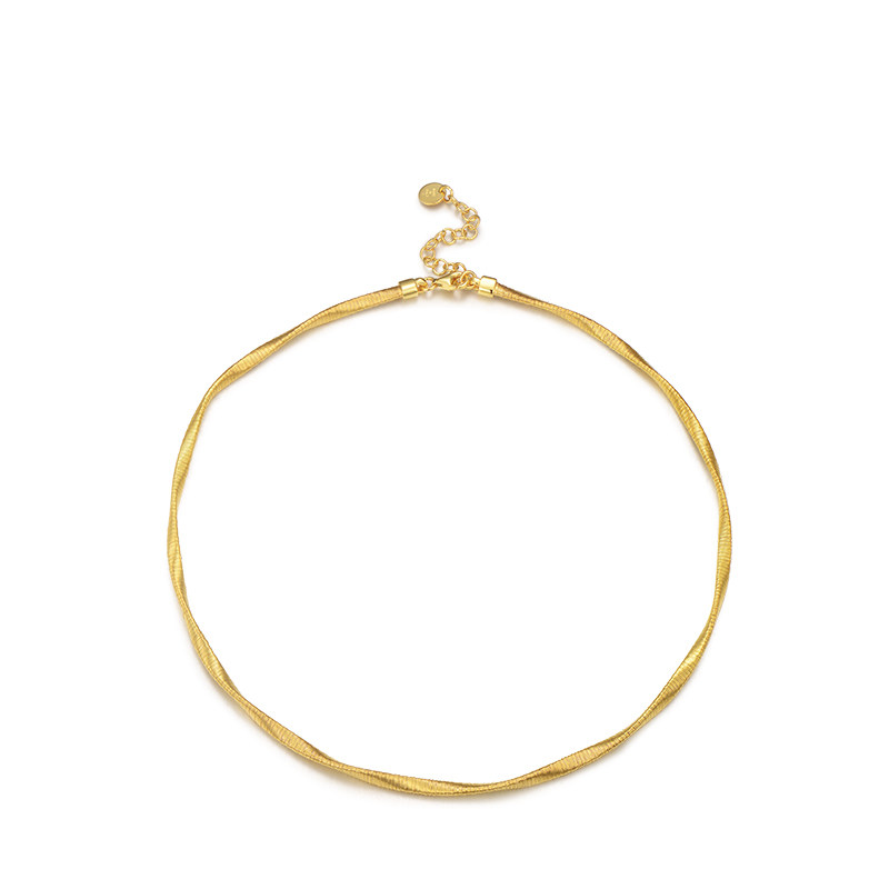 iKiCo Jewelry 光影波浪项链夏诗文同款轻奢高级小众礼物女生