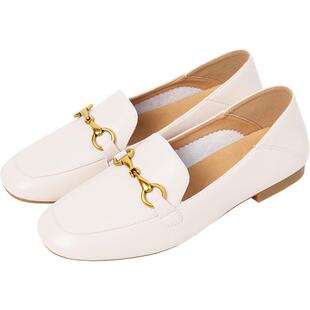 reemoor睿慕英伦风豆豆平底单鞋jk皮鞋法式乐福鞋女懒人鞋一脚蹬