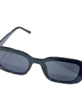 机场搭配旅游遮阳小框太阳镜女