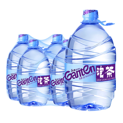 景田饮用天然泉水4.6L*4桶泡茶水