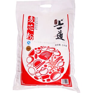 上一道多用途麦芯粉花卷馒头包子饺子小麦粉5kg面粉家庭家用10斤
