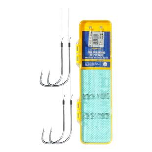 久岩强硬锋袖升级版25cm短子线手工精绑合金钢成品子线双钩鲫鱼钩