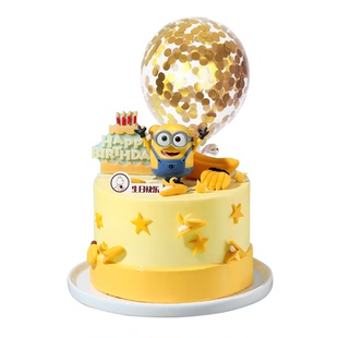 CAKEBOSS快乐大眼萌小黄人卡通儿童节生日蛋糕北京上海同城配送