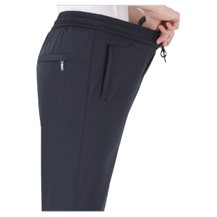 中年冰丝男裤夏季薄款中老年男士松紧运动裤老人爸爸夏装休闲裤子