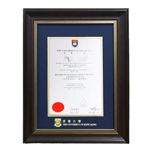 中国香港大学证书装裱框亚洲大学澳门高校证书展示框国内外画框