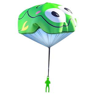 儿童小黄鸭手抛降落伞户外运动玩具幼儿园吃鸡空投户外游戏小道具