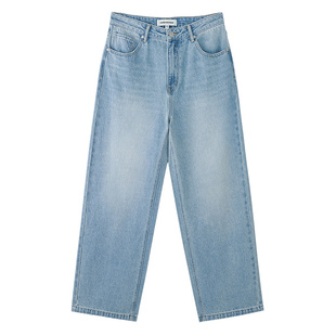 美特斯邦威牛仔裤男秋冬新款时尚休闲潮流休闲宽松直筒牛仔长裤男