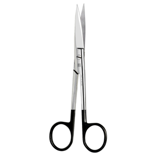 上海金钟医疗特快型手术剪刀不锈钢医用外科手术剪弯尖圆头眼科剪