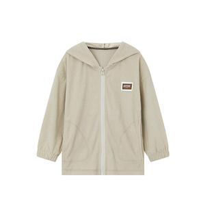 多多家 男童卫衣外套春秋连帽儿童夹克2026秋季中大童春装上衣