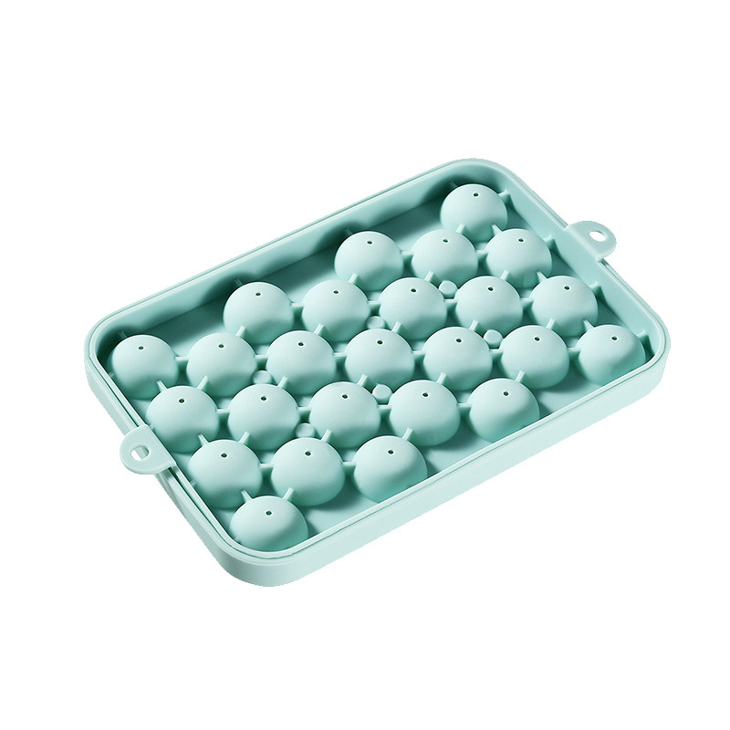 带盖硅胶冰球模具大容量好脱模