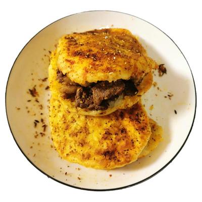 佳城尚品孜然烤饼夹牛肉串