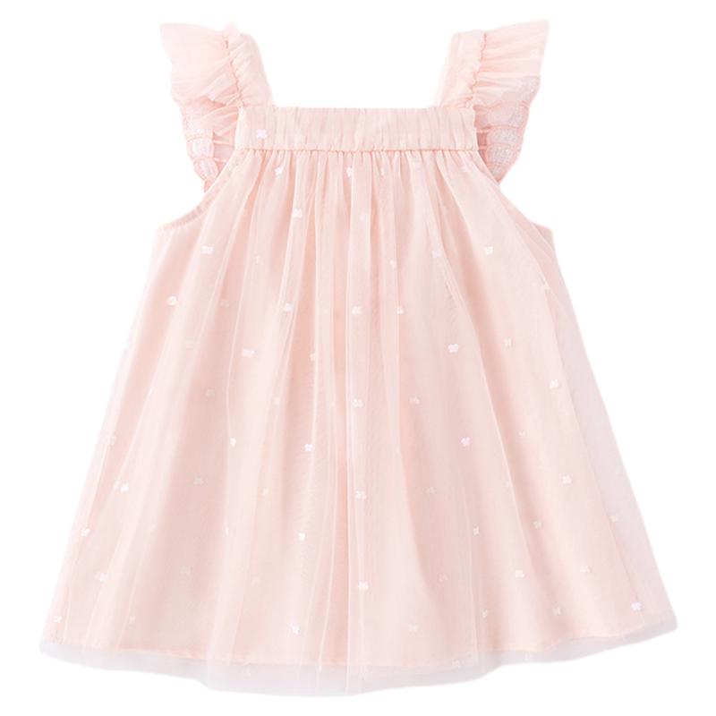 babylove夏季网纱裙洋气女童裙子