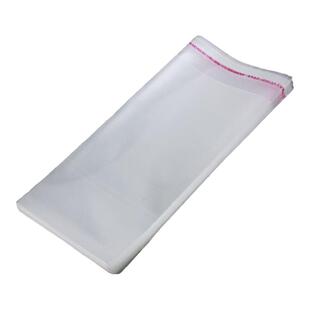 opp袋不干胶透明自粘袋 口罩包装袋防尘塑料袋定制印刷8丝13*19cm