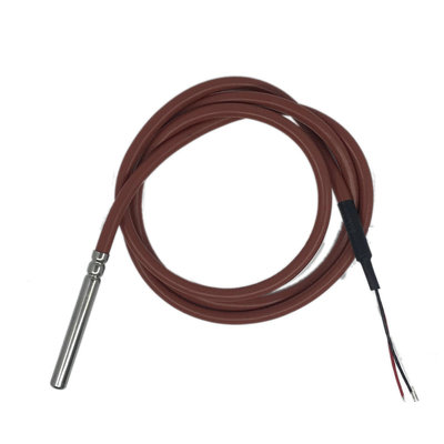 防水型PT100温度传感器热电阻探头铂热电阻PT1000 热电偶DS18B20