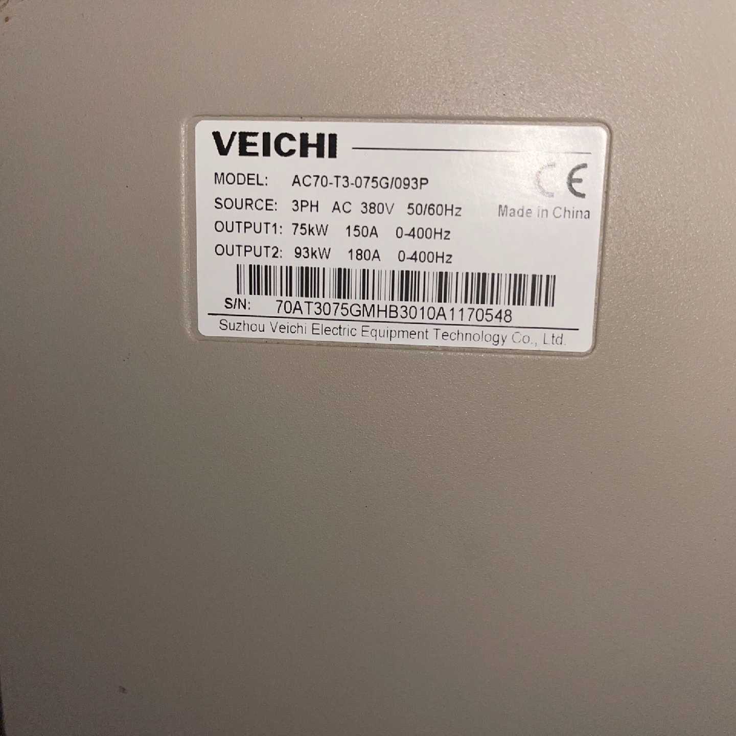 议价伟创变频器AC70T3075G093P维修图片