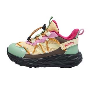 SMIBU童鞋儿童运动鞋2025春秋新款小白鞋男女童户外跑步登山鞋子