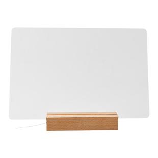 亚克力记事板透明发光留言牌创意网红桌面日程提示小白板办公室计划写字板可擦写家用备忘直播摆摊价格展示板