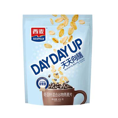 燕麦片奇亚籽0添加蔗糖早餐代餐