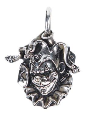 渡鸦原创joker小丑手工纯银吊坠