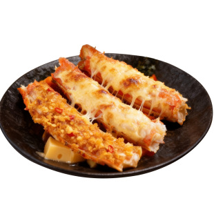 帝王蟹腿鲜活帝王蟹蒜蓉黑松露芝士腿肉空气炸锅进口海鲜食材礼盒