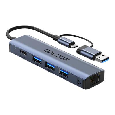 3.0千兆网口双头HUB转换器高多