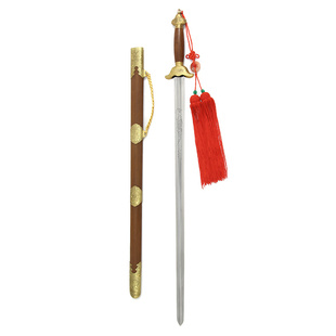 龙泉宝剑花纹钢芙蓉剑武术剑 太极剑软剑练习晨练定制送礼未开刃