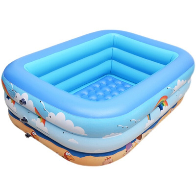 婴儿童充气游泳池家用大人小孩大型户外水池宝宝室内洗澡桶可折叠