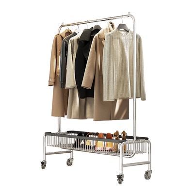 a生可移动服装店展示衣帽架