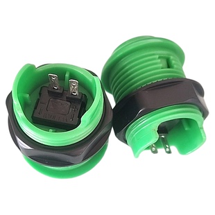 游戏机按键28mm宝联BAOLIAN按钮螺旋式绿 月光宝盒街机格斗机配件