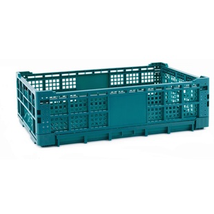 塑料折叠框水果蔬菜超市周转箱水果店摆放展示货架堆头陈列收纳筐