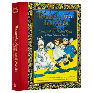 布娃娃安和安迪 立体书 英文原版 Raggedy Ann and Andy and the Camel with the Wrinkled Knees 亲子互动 英文版睡前英语故事书