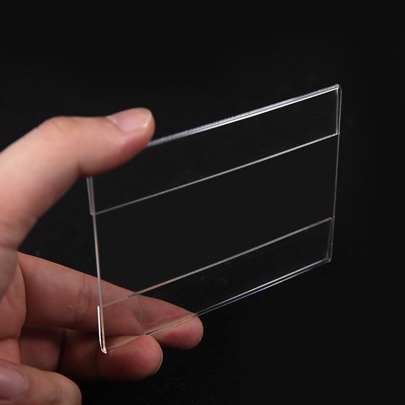 10个装平贴亚克力展示柜贴标签标价牌透明瓷砖价格牌定贴门地板贴
