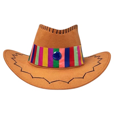 藏族舞蹈帽子山情歌牛仔帽礼帽