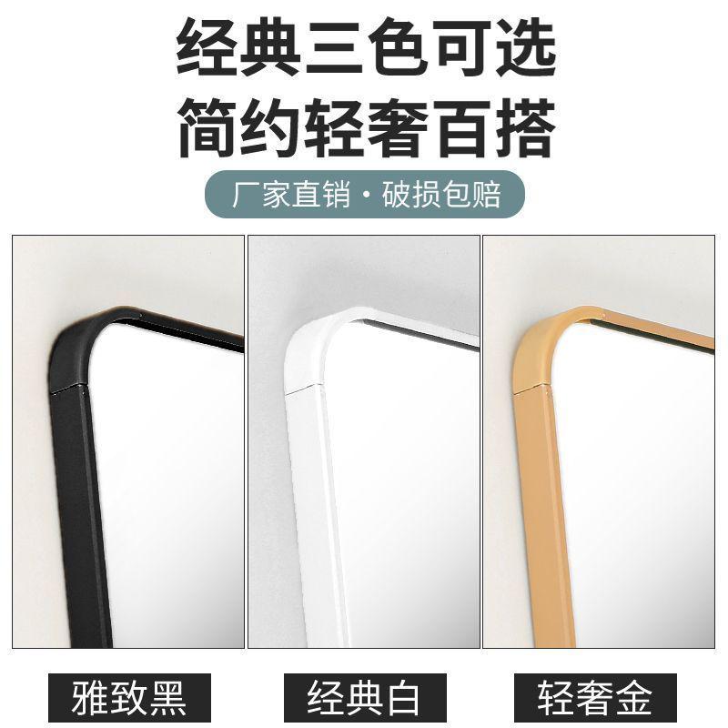 全身穿衣镜贴墙自粘壁挂家用挂墙试衣宿舍学生挂门镜子卧室门后镜