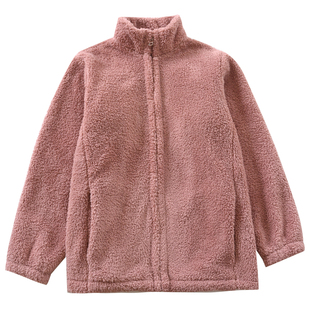 情侣珊瑚绒立领拉链睡衣女冬男加绒加厚保暖法兰绒居家上衣可外穿