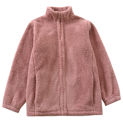 情侣珊瑚绒立领拉链家居上衣外穿