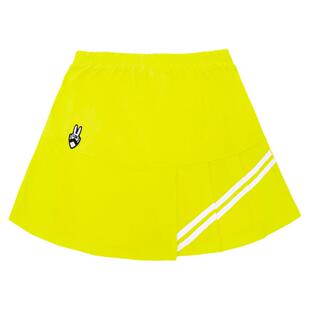 韩国可莱安羽毛球女款短裙夏季正品进口修身透气速干黄色运动裙裤