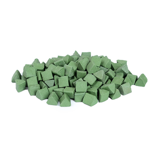 震桶抛光机磨料玉石翡翠震动研磨机振动绿三角材料震机振桶抛光料