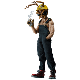 112兵人衣服男 6寸方大头 ML蚂蚁NW GW素体多袋工装连体裤