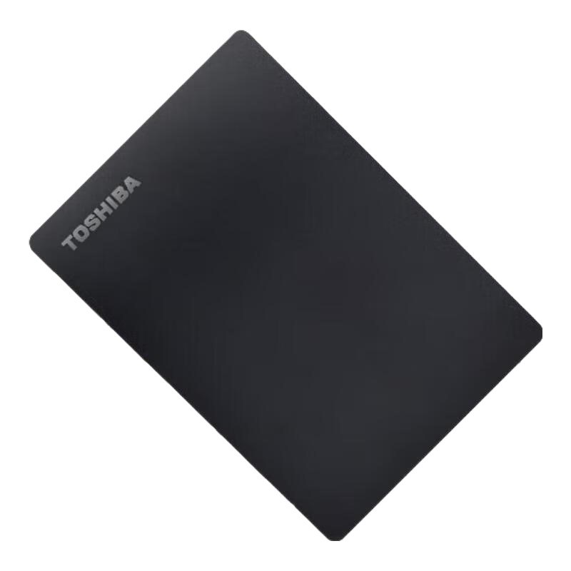东芝1T金属移动硬盘2T USB3.2 带加密备份功能SLIM 金属slim系列