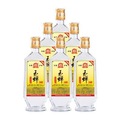 玉蝉大曲酒加量版52度525ml*6瓶