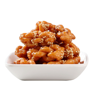 亨特小麻花散装小吃休闲零食甜辣海苔红糖味小袋独立包装安徽特产