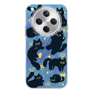 适用oppofindx8s手机壳findx7pro保护套硅胶ultra全包防摔x6por高级外壳x5黑猫个性0pp0好看x8pro新女款软壳