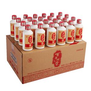 百年糊涂52度精品小百年浓香型175ml*24瓶贵州高粱小瓶装白酒整箱